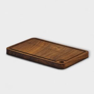 Premium Sagwan Chopping Board | Single Block Wood | Round Corner Design