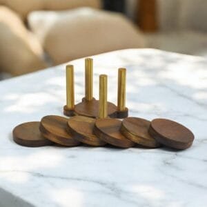 Premium Teak Wood Coasters, Sagwan Coaster