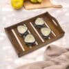 Premium Teak Wooden Tray Large
