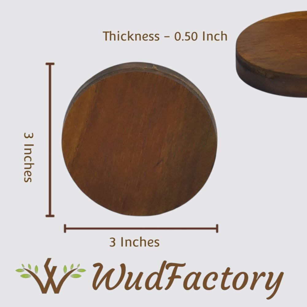 Wooden Round Shape Coasters_3x3.50
